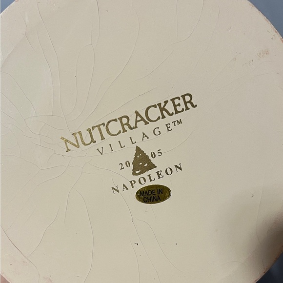 Rare Vintage Nutcracker Village 2005 Napoleon Figurine in Black and White - Picture 6 of 15